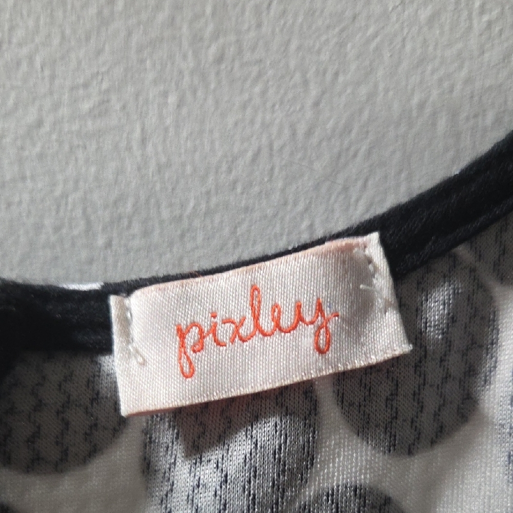 Pixley Black and White Patterned Mini Dress - Picture 2 of 3